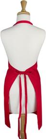 img 3 attached to DII Everyday Basic Kitchen Collection Chef Apron Tango Red CAMZ32710