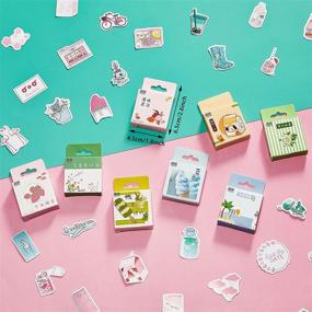 img 2 attached to 🎨 400 Pieces Kawaii Style Box Sticker: Lovely Stationery & Scrapbooking Set