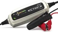 🔋 ctek (56-865) us 0.8 12v fully automatic battery charger - black: 6-step charging for optimal performance logo