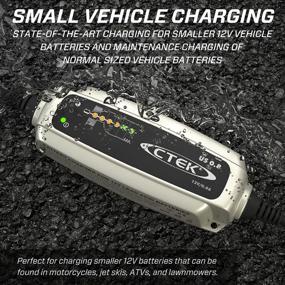 img 2 attached to 🔋 CTEK (56-865) US 0.8 12V Fully Automatic Battery Charger - Black: 6-Step Charging for Optimal Performance