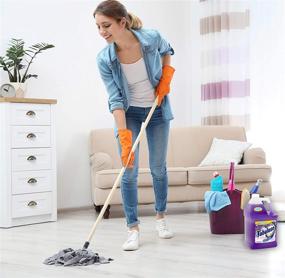 img 2 attached to 🌸 Fabuloso Lavender Purple Liquid Multi-Purpose Hardwood Floor Cleaner - 2 Refills + Bonus Wallet Tissue Pack