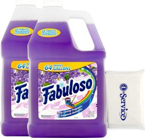 img 4 attached to 🌸 Fabuloso Lavender Purple Liquid Multi-Purpose Hardwood Floor Cleaner - 2 Refills + Bonus Wallet Tissue Pack