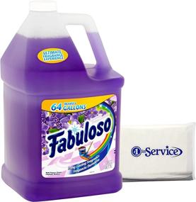 img 3 attached to 🌸 Fabuloso Lavender Purple Liquid Multi-Purpose Hardwood Floor Cleaner - 2 Refills + Bonus Wallet Tissue Pack