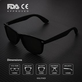 img 2 attached to 🕶️ Polarized Sunglasses Semi Rimless: Premium Eye Protection for Driving & Glare Blocking