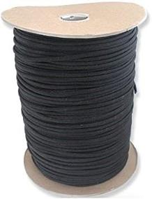 img 3 attached to 🪢 Ultra-Durable 1000 Foot Black Parachute Cord Paracord: Type III Military Specification 550