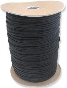 img 2 attached to 🪢 Ultra-Durable 1000 Foot Black Parachute Cord Paracord: Type III Military Specification 550