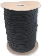 🪢 ultra-durable 1000 foot black parachute cord paracord: type iii military specification 550 логотип