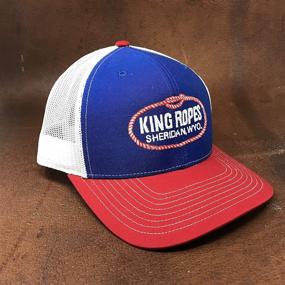 img 1 attached to 🧢 Stay Cool and Stylish with King Ropes 6-Panel Mesh Back Adjustable Snapback Trucker Hat