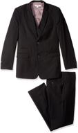 👔 enhance his style with isaac mizrahi little textured solid boys' suits & sport coats logo