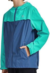 img 4 attached to 🧥 BALEAF Boys' Waterproof Raincoat: Lightweight Windbreakers for Versatile Clothing, Jackets & Coats