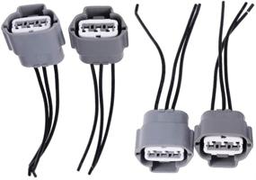 img 3 attached to Коннекторы проводки катушки зажигания: 🔌 4 шт. для Nissan Altima Sentra Infiniti Suzuki