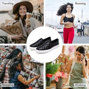 img 3 attached to 👟 Stylish and Comfortable Women's Tilocow Fashion Sneakers for Effortless Walking