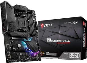 img 4 attached to Обновленная материнская плата для игр MSI MPG B550 Gaming Plus - AMD AM4, DDR4, PCIe 4.0, SATA 6Gb/s, M.2, USB 3.2 Gen 2, HDMI/DP, ATX