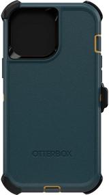 img 1 attached to 📱 OtterBox Defender Series Hunter Green Case for iPhone 13 Pro Max & iPhone 12 Pro Max - SCREENLESS Edition