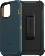 📱 otterbox defender series hunter green case for iphone 13 pro max & iphone 12 pro max - screenless edition logo