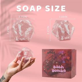 img 1 attached to D20 Bath Bombs - Dragon Blood Scented with Polyhedral Dice Surprise, 🛁 11oz - Gift Box Included, Ideal for Dungeon Master, Player and Tabletop RPG Enthusiasts