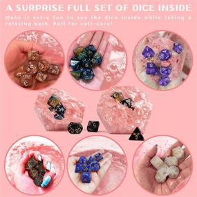img 3 attached to D20 Bath Bombs - Dragon Blood Scented with Polyhedral Dice Surprise, 🛁 11oz - Gift Box Included, Ideal for Dungeon Master, Player and Tabletop RPG Enthusiasts