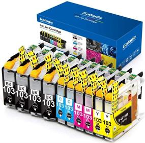 img 4 attached to 🖨️ Galada Compatible Ink Cartridges for Brother LC103XL/ LC101XL - 10 Pack Replacement Set for MFC-J870DW/ J470DW/ J475DW/ J4310DW/ J4410DW/ J4510DW/ J4610DW/ J4710DW/ J875DW/ J450DW Printers