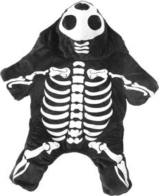 img 1 attached to 🐾 Halloween Skeleton Pet Costume: Spooktacular Dress Up for Cats and Dogs, Ideal for Pet Cosplay and Halloween Parties