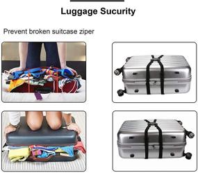 img 2 attached to Luggage Suitcase Hand Free Adjustable Portable