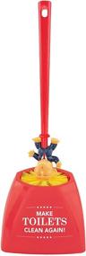 img 3 attached to Outlandish Trump-Themed Toilet Bowl Brush: Fairly Odd Novelties Base W/Holder in Vibrant Red