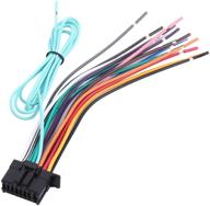 🔌 rdbs car stereo power speaker wire harness plug compatible with pioneer/premier aftermarket dvd nav radio deh-x5700hd deh-x6700bt deh-x4700bt deh-x2700ui avh4100nex, avh4000nex avic-6100nex avh-2300nex logo