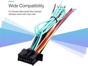 img 3 attached to 🔌 RDBS Car Stereo Power Speaker Wire Harness Plug Compatible with Pioneer/Premier Aftermarket DVD Nav Radio DEH-X5700HD DEH-X6700BT DEH-X4700BT DEH-X2700UI AVH4100NEX, AVH4000NEX AVIC-6100NEX AVH-2300nex