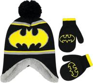 batman scarf mitten boys' toddler accessories logo