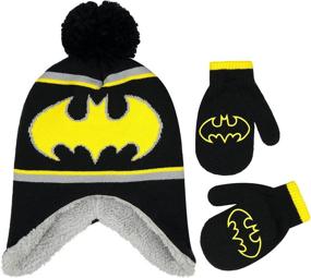 img 4 attached to Batman Scarf Mitten Boys' Toddler Accessories