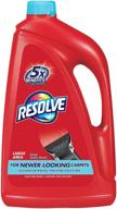 🧼 resolve steam carpet cleaner solution shampoo - 60oz, crisp linen - 2x concentrate - safe for bissell, hoover & rug doctor - effective stain removal logo