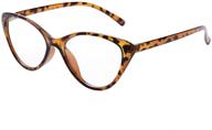 women's retro near-sighted myopia cat eye distance glasses logo