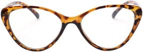 img 3 attached to Women's Retro Near-sighted Myopia Cat Eye Distance Glasses