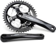 vuelta mtb comp 44s/32s/22s sq 104-64/bcd crank set, 170mm, black: top-performing mtb crank set with enhanced durability logo