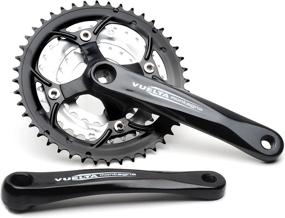 img 2 attached to Vuelta MTB Comp 44S/32S/22S SQ 104-64/BCD Crank Set, 170mm, Black: Top-Performing MTB Crank Set with Enhanced Durability