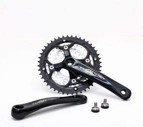 img 1 attached to Vuelta MTB Comp 44S/32S/22S SQ 104-64/BCD Crank Set, 170mm, Black: Top-Performing MTB Crank Set with Enhanced Durability