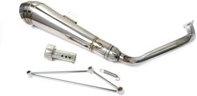 img 1 attached to 🛵 High-Performance Stainless Steel Exhaust System for GY6 125cc/150cc Scooters & Honda Ruckus