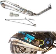 🛵 high-performance stainless steel exhaust system for gy6 125cc/150cc scooters & honda ruckus logo