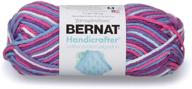 🧶 bernat handicrafter cotton ombre yarn - purple perk ombre, 1.5 oz, medium weight, 100% cotton logo