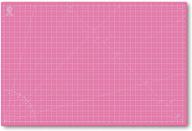 🔆 kc global a1 (36"x24") self-healing pink cutting mat - sturdy, reversible, eco-friendly, non-slip. premium desk mat for crafters, quilters, and hobbyists - enhanced seo logo