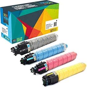 img 4 attached to 🖨️ Do it Wiser 821105 821106 821107 821108 Toner Cartridge Set for Ricoh Aficio SP C440DN SP C430DN - 4 Pack Replacement