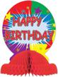 happy birthday centerpiece party accessory logo