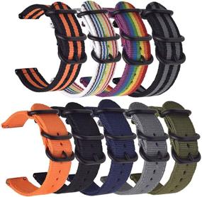 img 1 attached to 🌈 Vibrant Stripe Buckle: A Collection