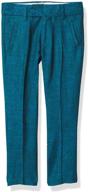 👖 isaac mizrahi chambray linen purple pants for boys' clothing logo