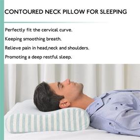 img 3 attached to Mpmedo Sleeping Contour Cervical Pillows