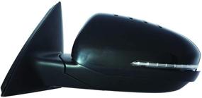 img 1 attached to DEPO 323-5401L3EB Black Driver Side Door Mirror Set - Aftermarket Replacement (Not OEM)