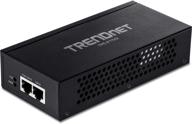 2.5g poe+ injector by trendnet, tpe-215gi - power over ethernet (poe) converter for 2.5g port, supports poe (15.4w) and poe+ (30w), 2.5gbase-t compliant, integrated power supply, extends poe networking up to 100m (328 ft.) logo