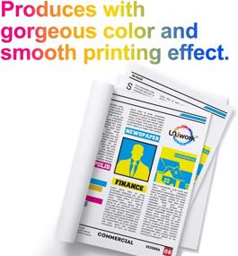 img 1 attached to 🖨️ Uniwork Remanufactured Epson 220 XL 220XL T220XL Ink Cartridge Set for WF-2750 WF-2760 WF-2630 WF-2650 WF-2660 XP-320 XP-420 XP-424 Printer Tray (1 Black 1 Cyan 1 Magenta 1 Yellow)