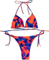 soly hux womens triangle swimsuits women's clothing in swimsuits & cover ups logo