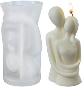 img 4 attached to 🕯️ CEYIKON Candle Molds Silicone- Art Body, 3D Candle Making Mold for DIY Vela, Chocolate, Plaster, Epoxy Resin - A