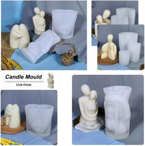 img 2 attached to 🕯️ CEYIKON Candle Molds Silicone- Art Body, 3D Candle Making Mold for DIY Vela, Chocolate, Plaster, Epoxy Resin - A